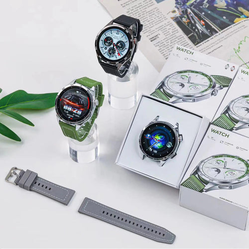2024 Top Selling Outdoor Watch4 Smart Watch for Men Large Memory Outdoor Sports Smartwatch Large Battery
