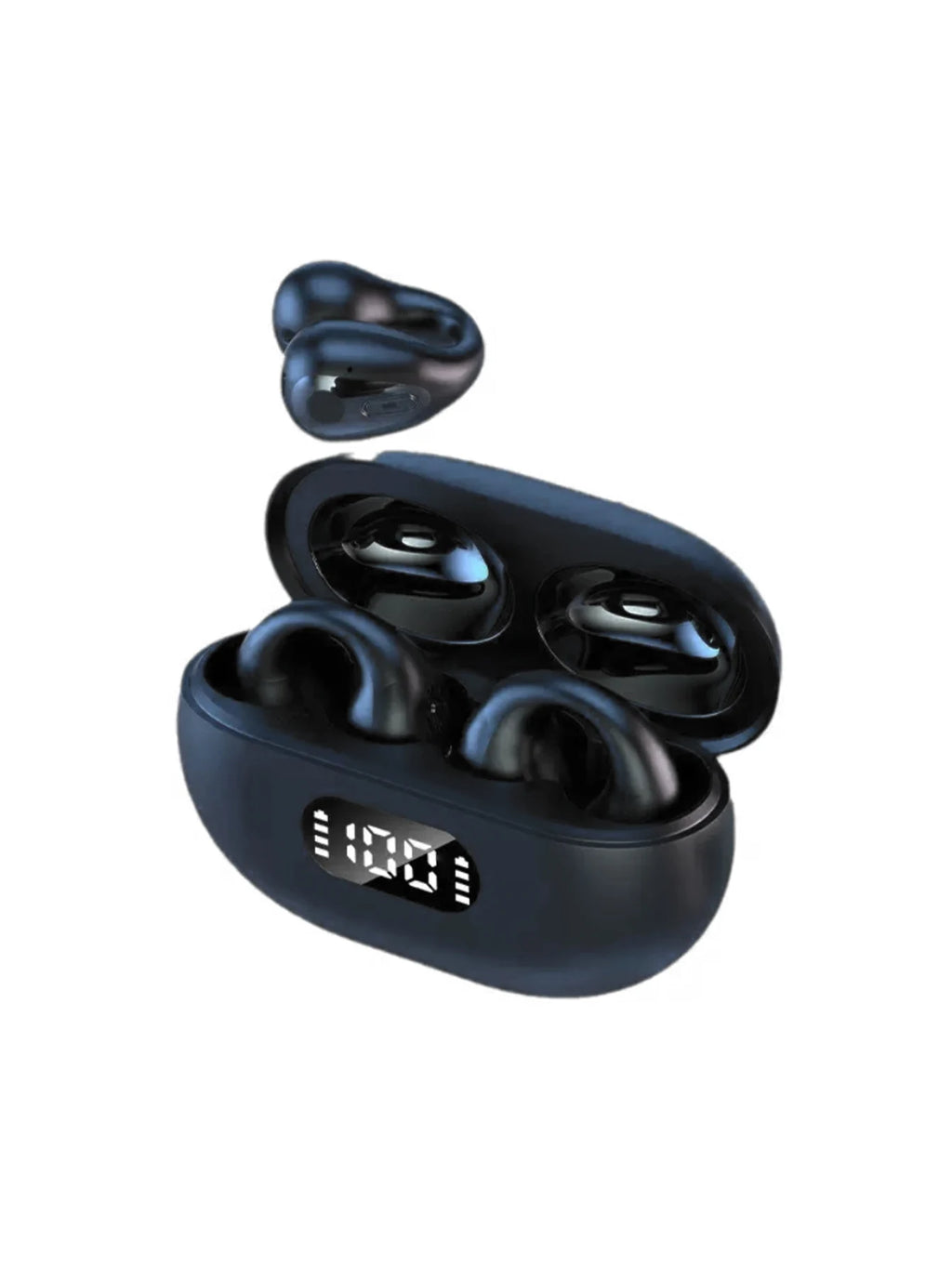 Clip-on Bluetooth earphones, ergonomic design, high sound quality, waterproof and dustproof wireless earphones