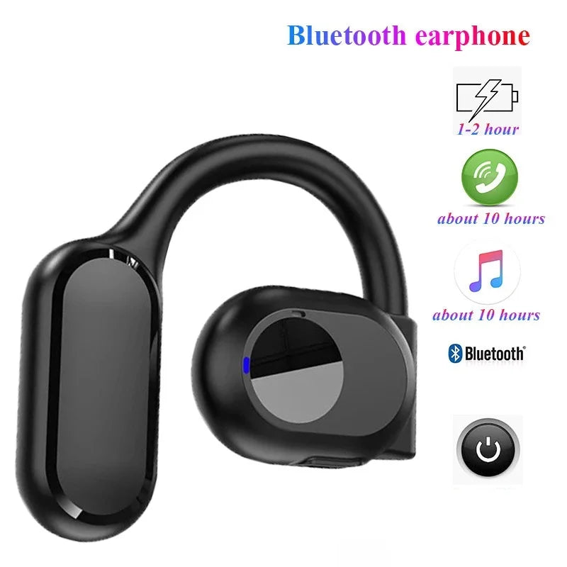 Wireless Bluetooth 5.3 Headphones Air Conduction Earphones With Microphone Handsfree Noise Canceling Headset For Driving Headset