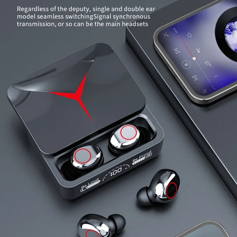 Wireless Headphones TWS Bluetooth 5.3 Earphones Touch Control Sports Earbuds HiFi Stereo Gaming Headset With Mic For Smartphone
