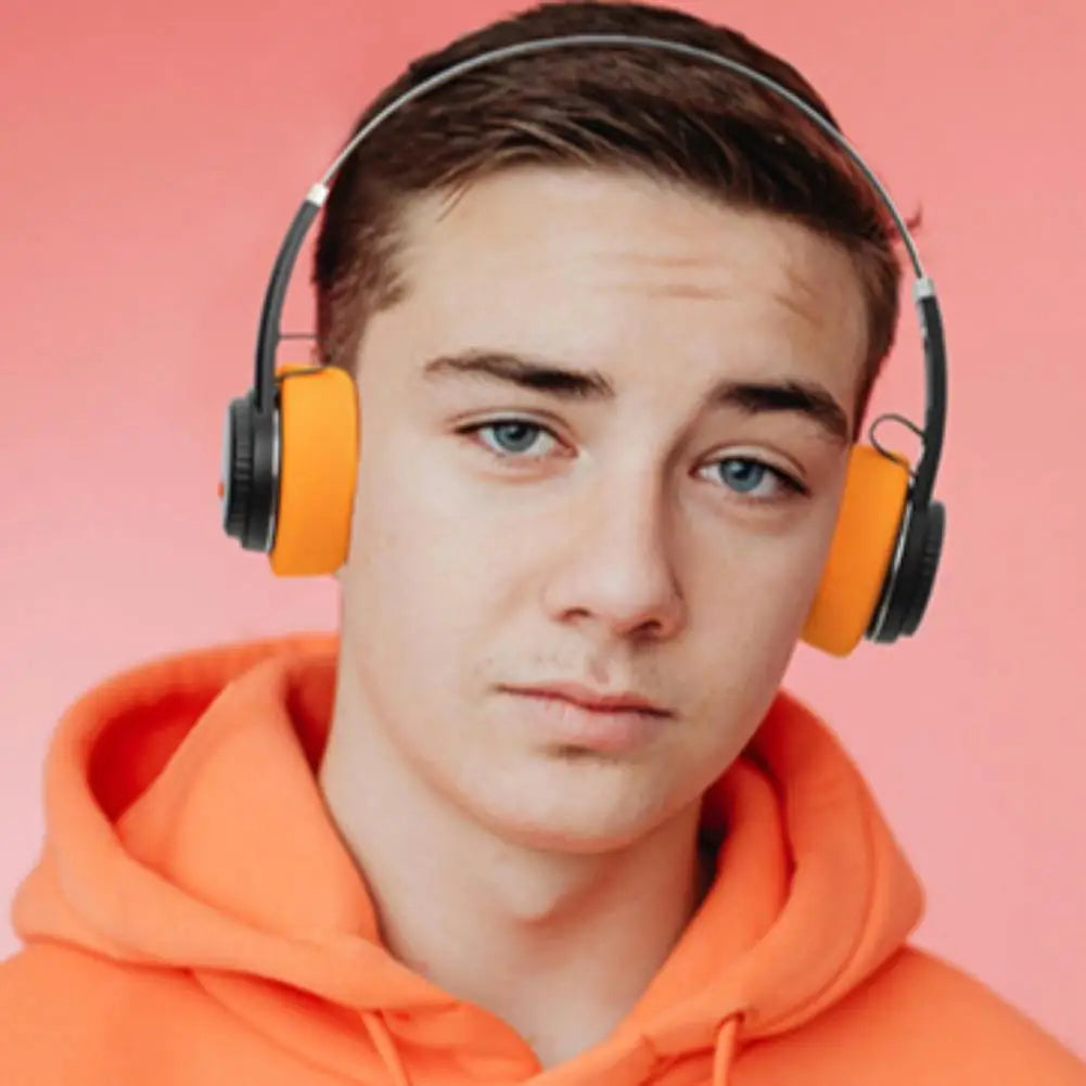 Original Bluetooth6.0 Wireless Headphones Transparent Retro Long Battery Metal Sci-fi Gaming Headset Rotating Tuning Headphones