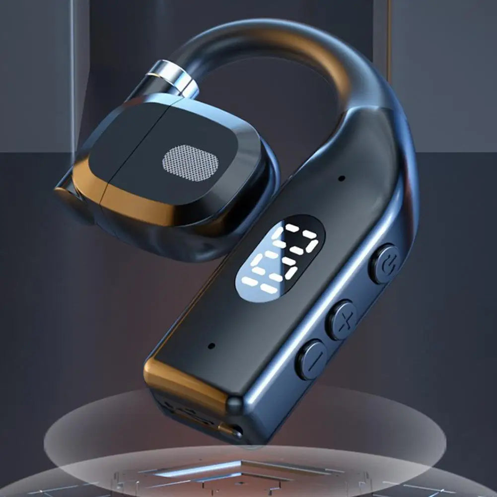 Wireless Bluetooth 5.4 Headphones With LED Display Earphones With Mic Handsfree Noise Canceling Headset For Driving Audifonos