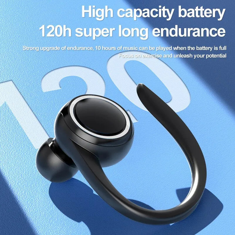 Wireless Headphones Bluetooth 5.2 Game Earphones With Mic Single in-Ear Sport Waterproof TWS Earbuds Bluetooth Handsfree Headset
