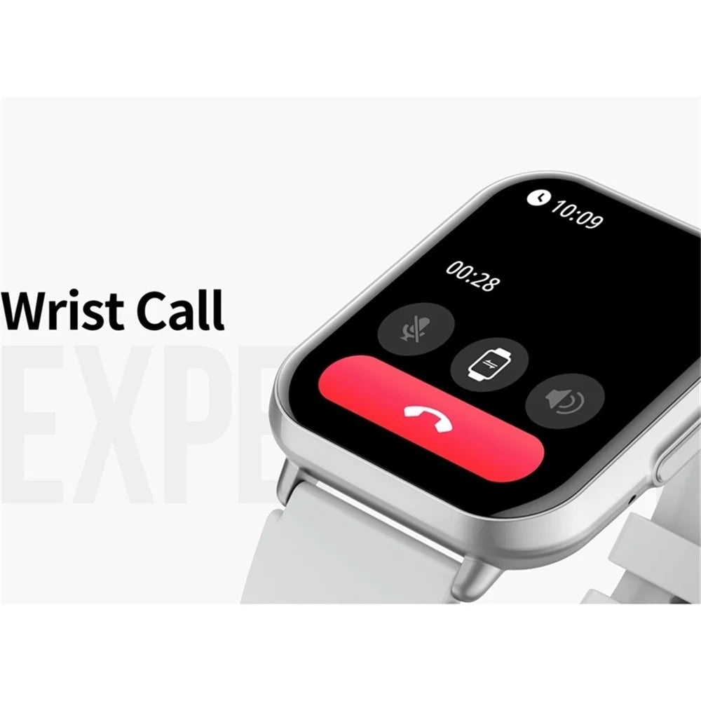 Clock Men Women Blue Tooth Call Smartwatches 1ATM Waterproof Sports Fitness Information Reminder Bracelet Music Smart Watch