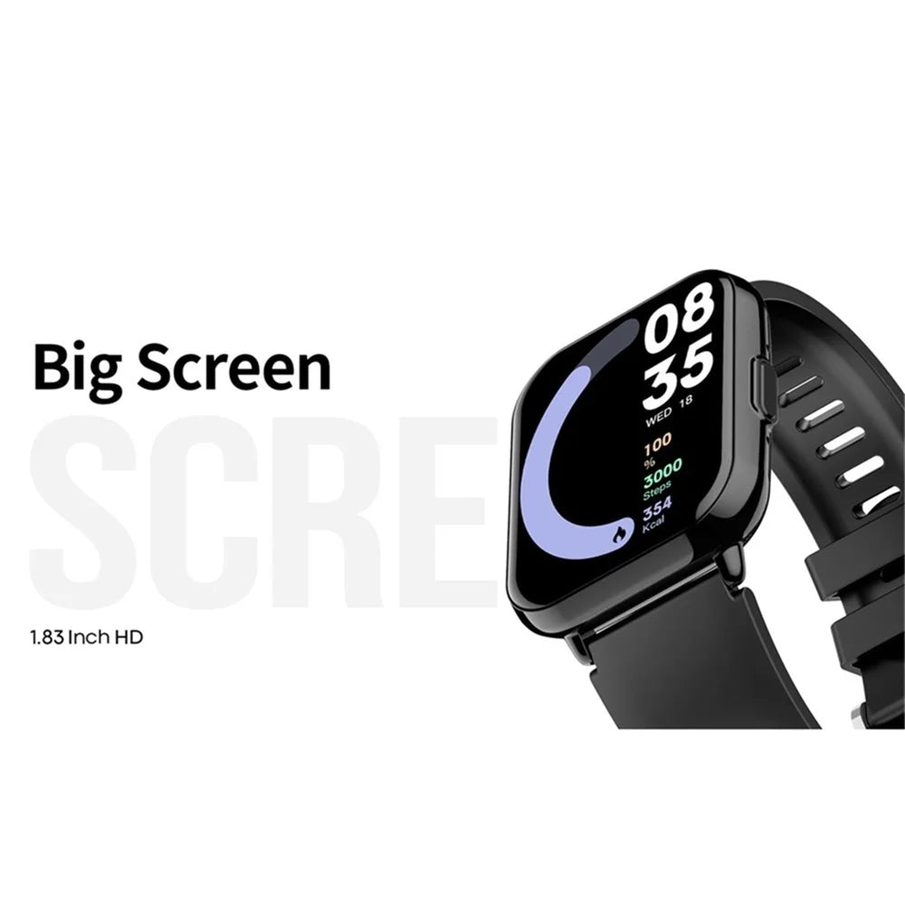 Clock Men Women Blue Tooth Call Smartwatches 1ATM Waterproof Sports Fitness Information Reminder Bracelet Music Smart Watch