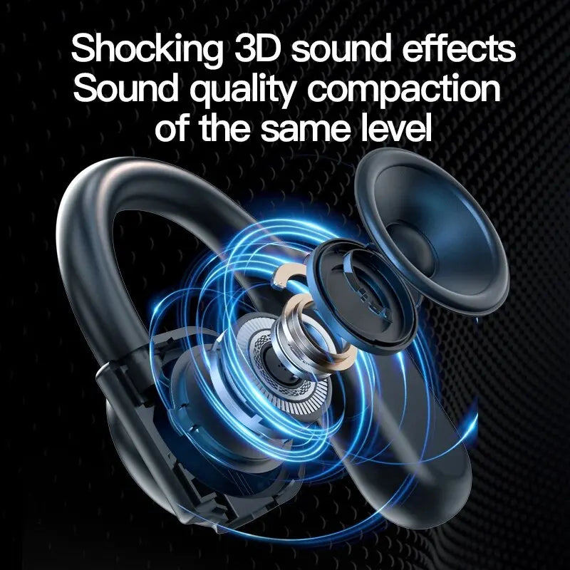 Wireless Bluetooth 5.3 Headphones Air Conduction Earphones With Microphone Handsfree Noise Canceling Headset For Driving Headset