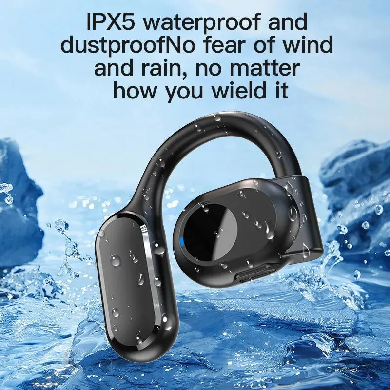 Wireless Bluetooth 5.3 Headphones Air Conduction Earphones With Microphone Handsfree Noise Canceling Headset For Driving Headset